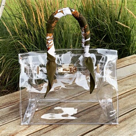 clear birkin bag